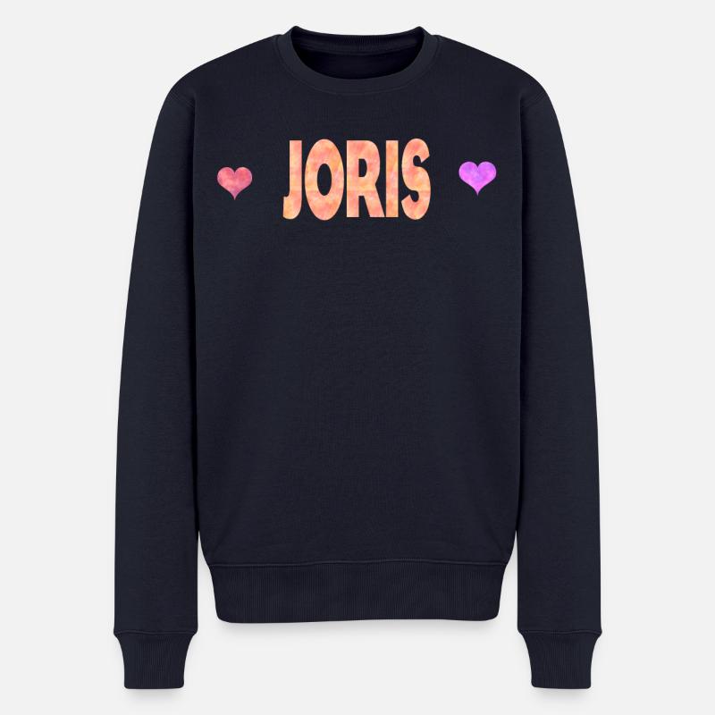 Joris - Männer Premium Bio Pullover - Navy