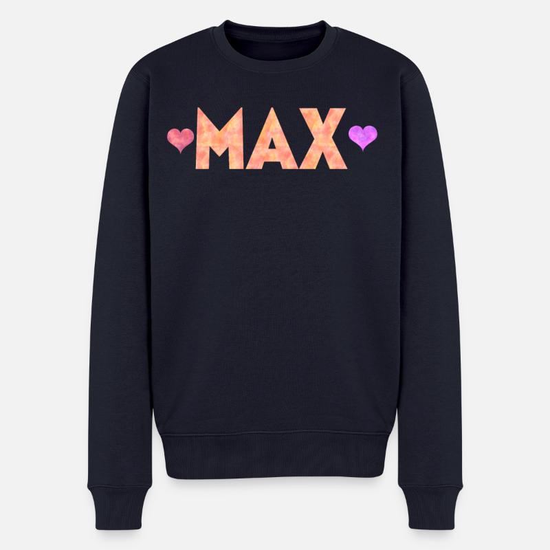 Max - Männer Premium Bio Pullover - Navy
