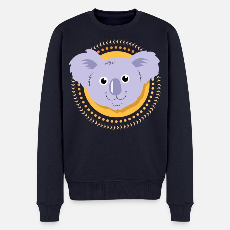 Kleiner Koala - Männer Premium Bio Pullover - Navy
