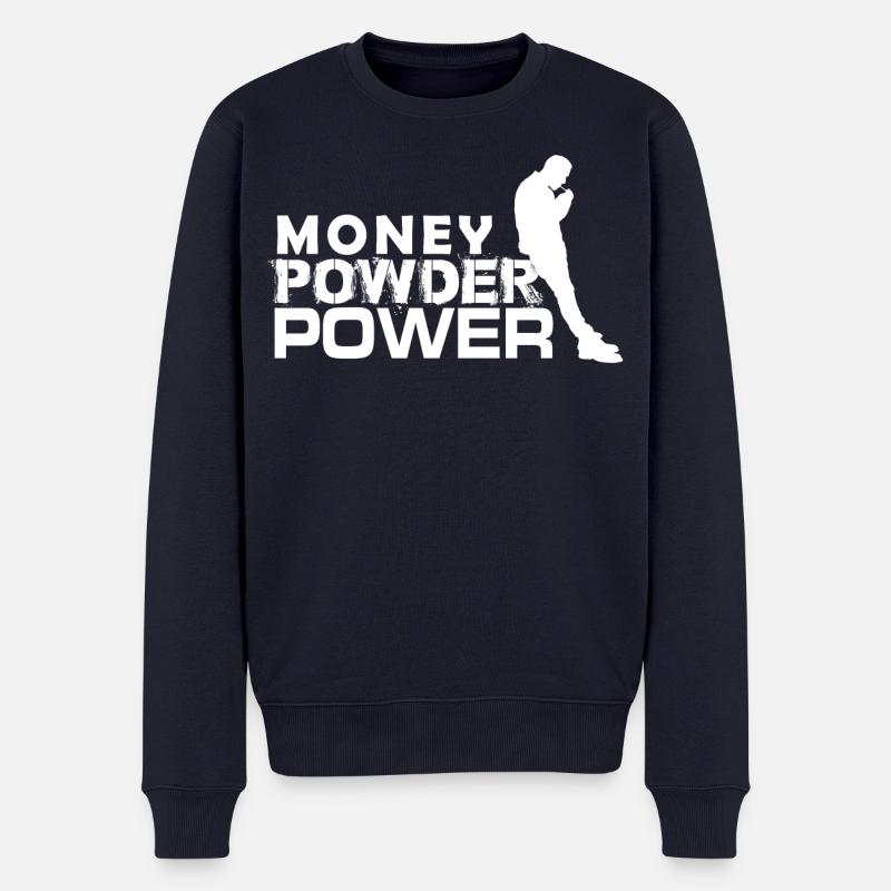 MPP weiß - Männer Premium Bio Pullover - Navy