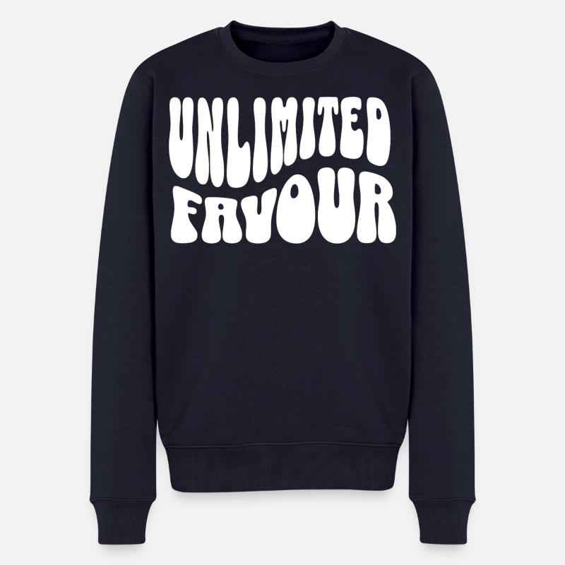 Faveur illimitée. - Pull Premium bio Homme - bleu marine