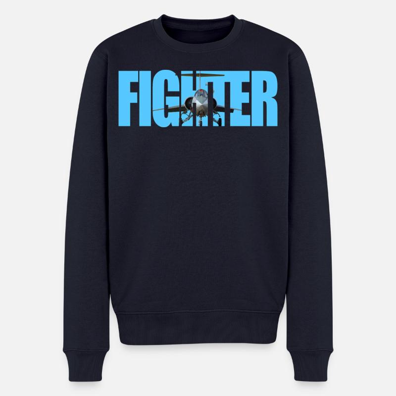 Fighter F-104 Starfighter - Männer Premium Bio Pullover - Navy