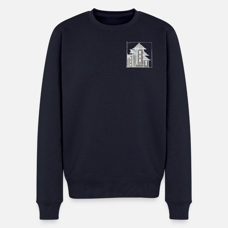 HAUS - Männer Premium Bio Pullover - Navy