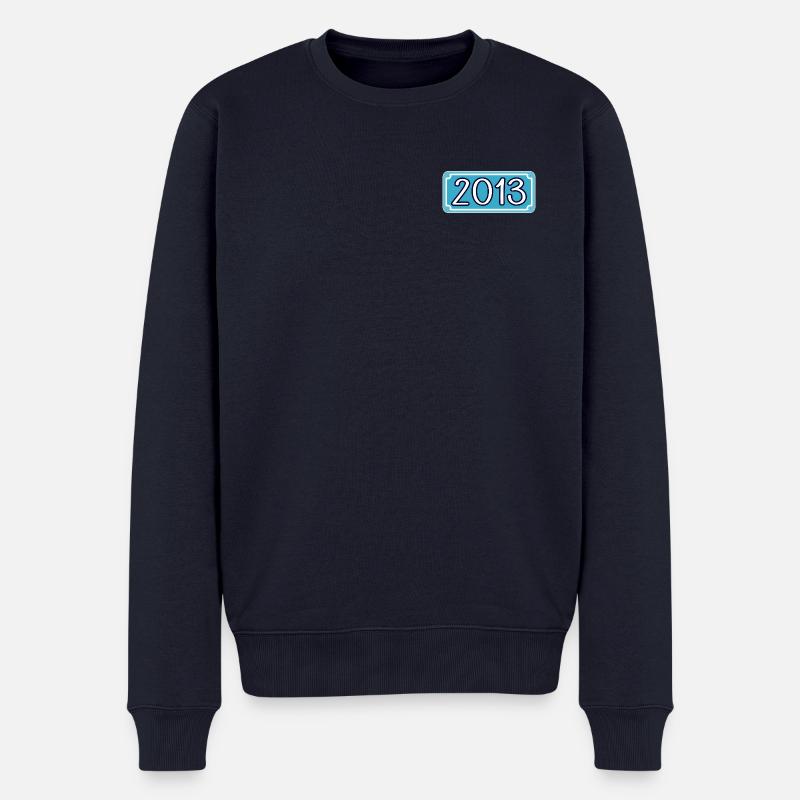Année de naissance 2013 - Pull Premium bio Homme - bleu marine