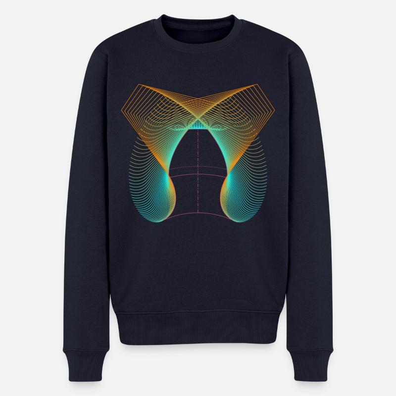 Evolventenverzahnung mit Unterschnitt - Männer Premium Bio Pullover - Navy