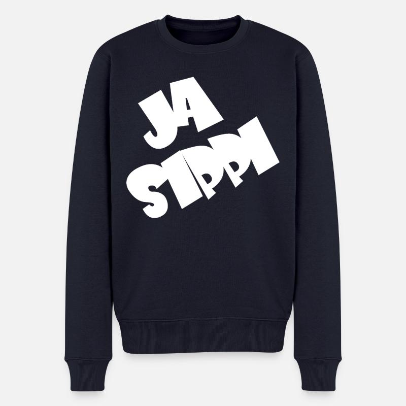 Ja Sippi - Männer Premium Bio Pullover - Navy