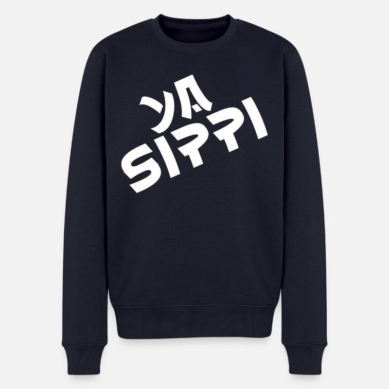 Ya Sippi - Männer Premium Bio Pullover - Navy