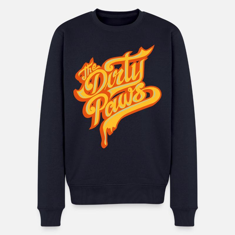Dirtypaws - Männer Premium Bio Pullover - Navy