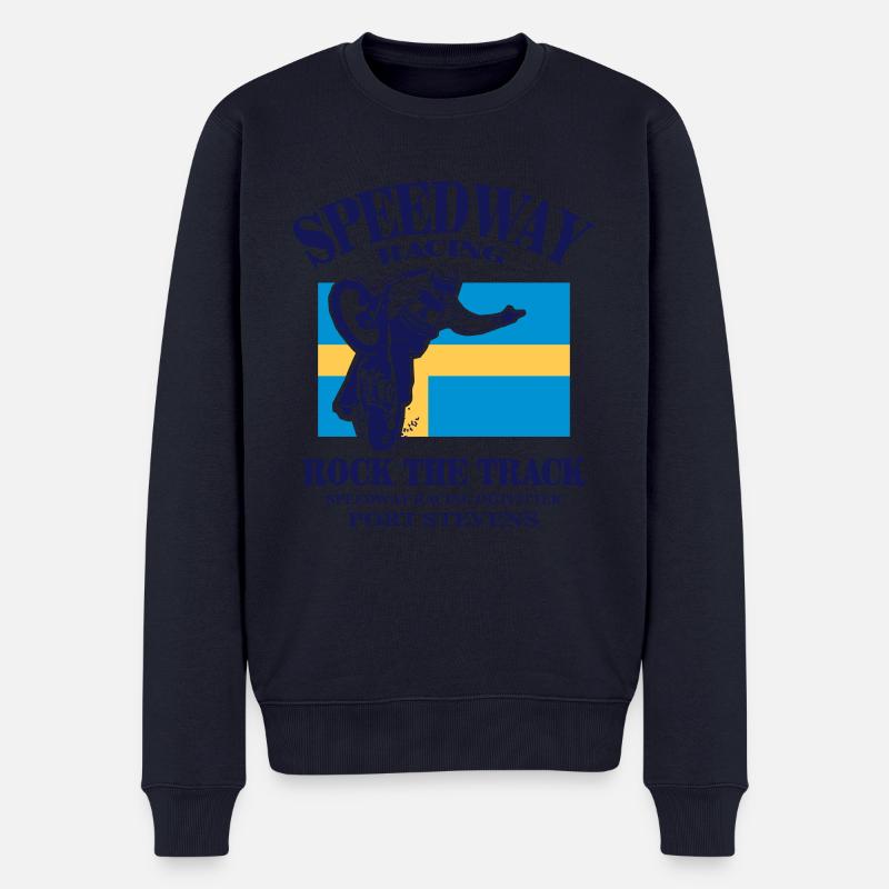 Speedway - Sweden - Pull Premium bio Homme - bleu marine