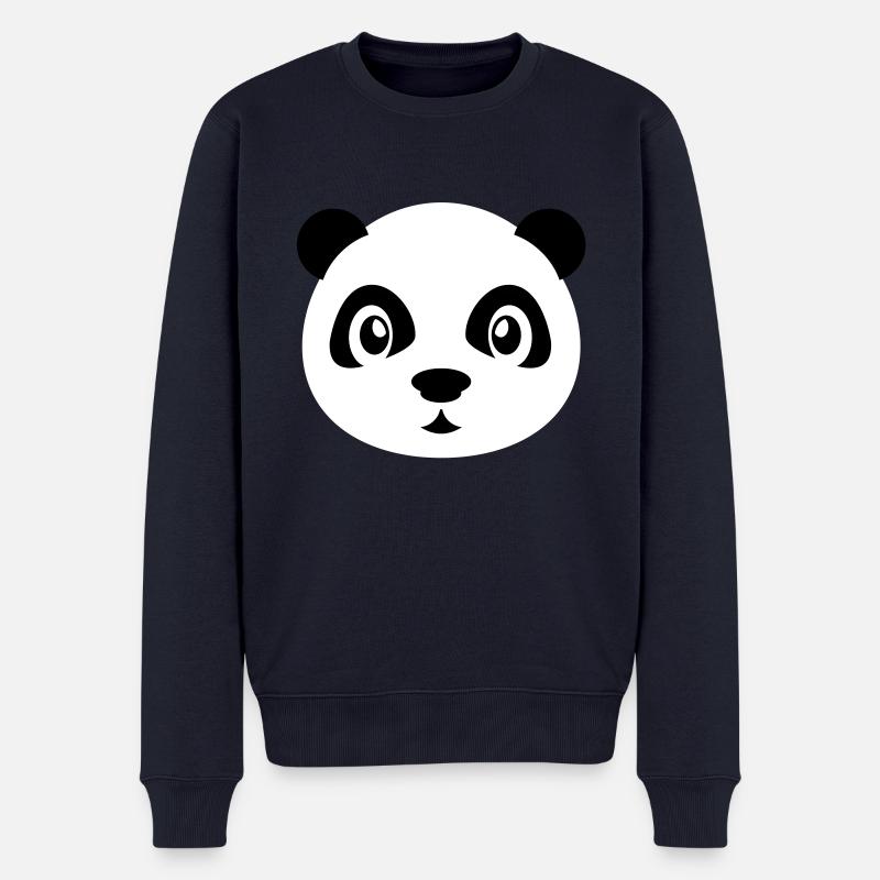 Cute Panda - Pull Premium bio Homme - bleu marine