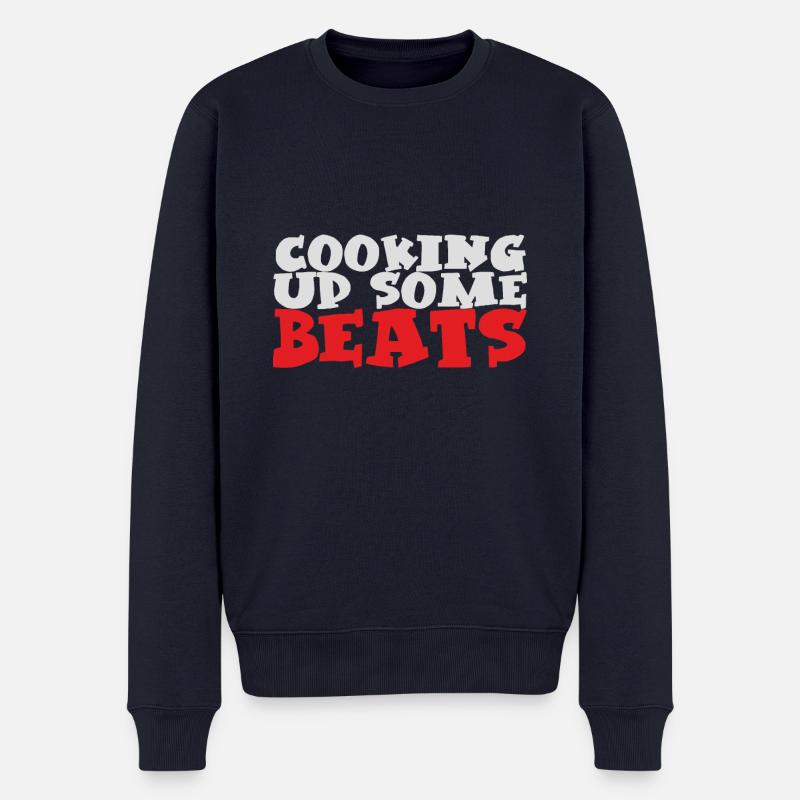 einige Beats kochen - Männer Premium Bio Pullover - Navy