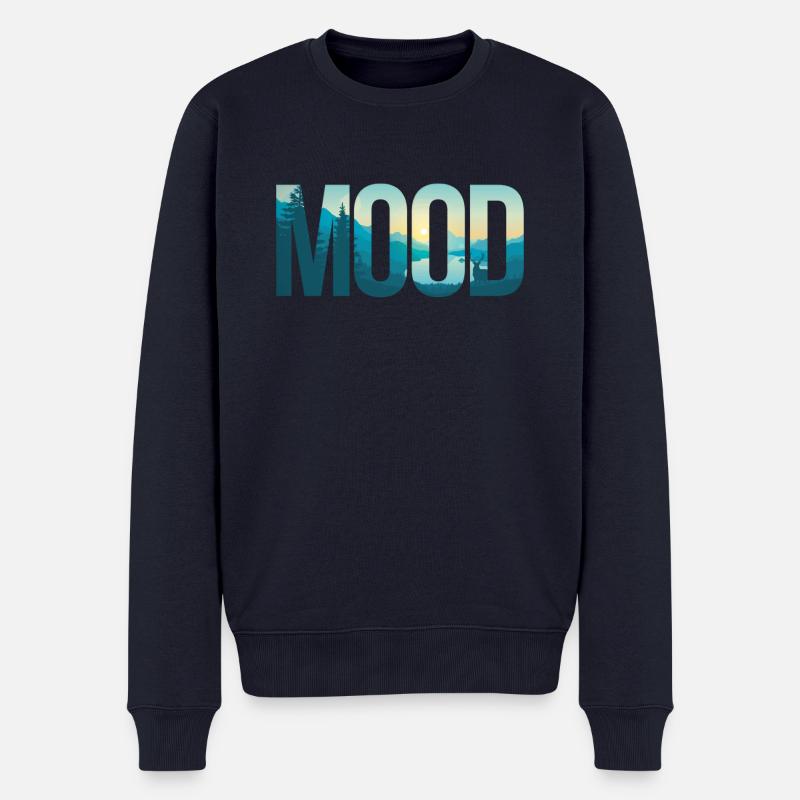 Stimmung - Männer Premium Bio Pullover - Navy