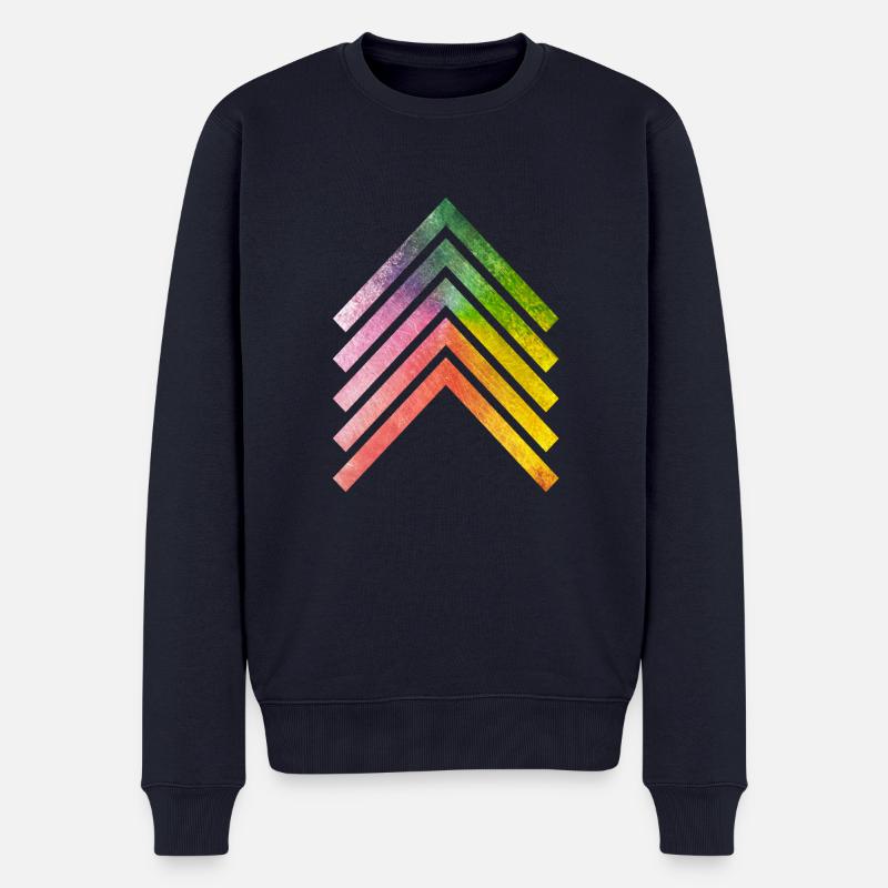 Arrow V1 - Männer Premium Bio Pullover - Navy