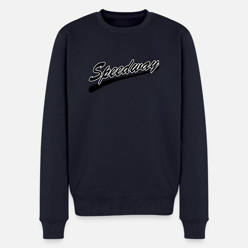 Speedway - Männer Premium Bio Pullover - Navy