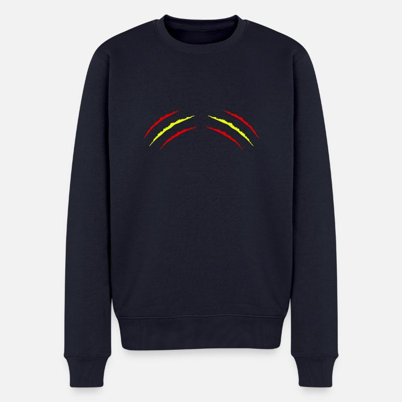 Krallen Spanien 2 - Männer Premium Bio Pullover - Navy
