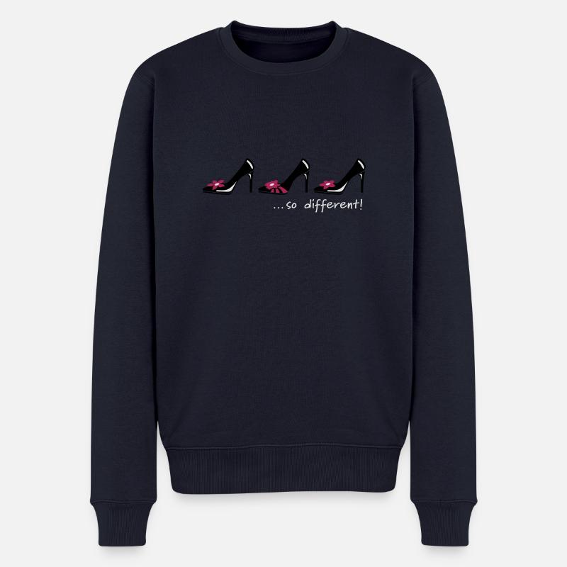 Schuhe Schuhe Schuhe - Männer Premium Bio Pullover - Navy