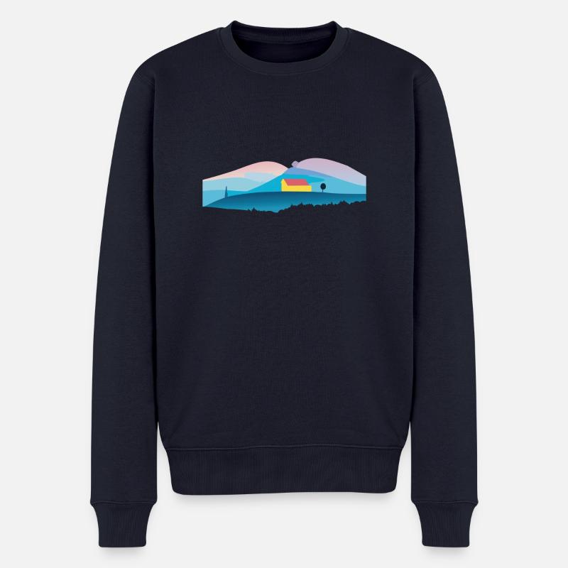 Himmelshaus - Männer Premium Bio Pullover - Navy