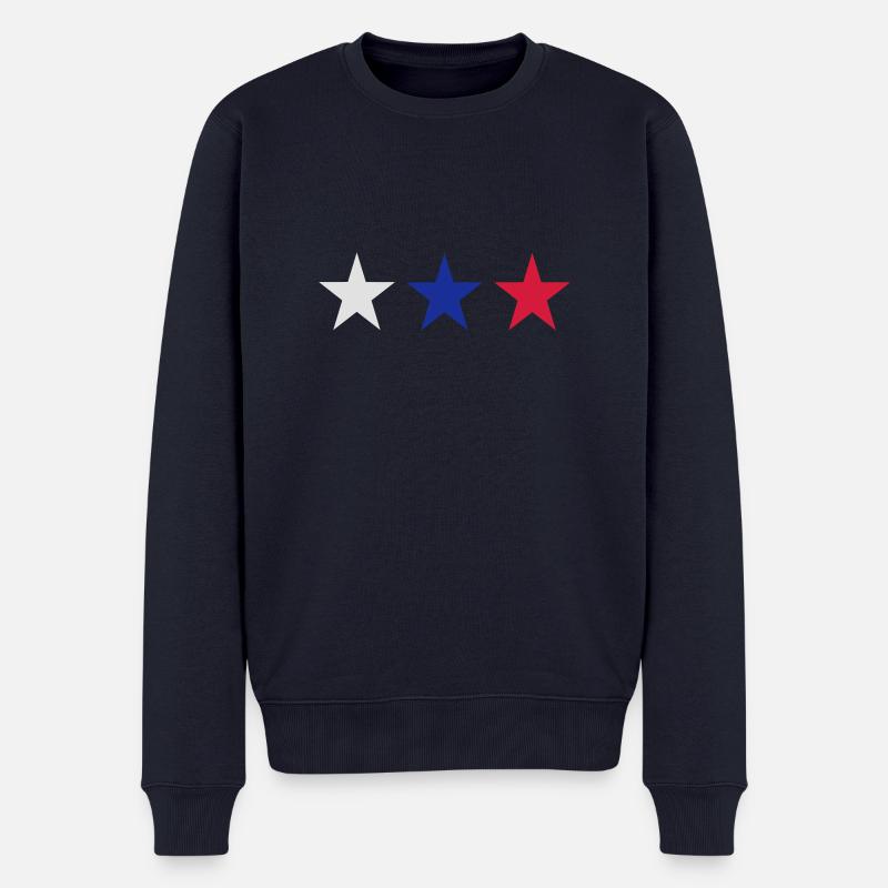 Russland - Männer Premium Bio Pullover - Navy