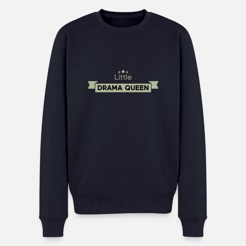 Little Drama Queen - Männer Premium Bio Pullover - Navy