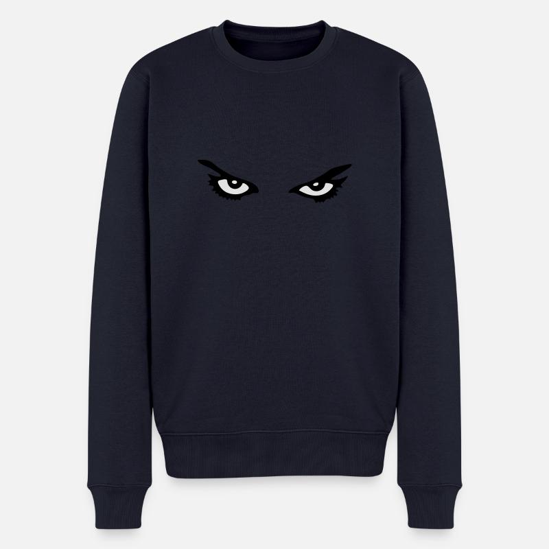 Böser Blick 2 - Männer Premium Bio Pullover - Navy