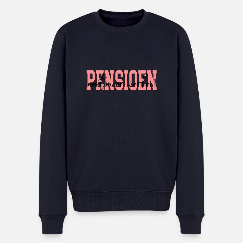 Pension - Männer Premium Bio Pullover - Navy