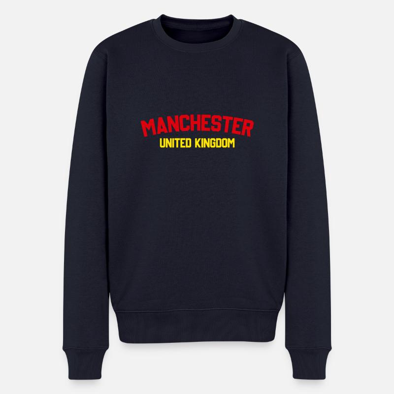 Cord - Männer Premium Bio Pullover - Navy
