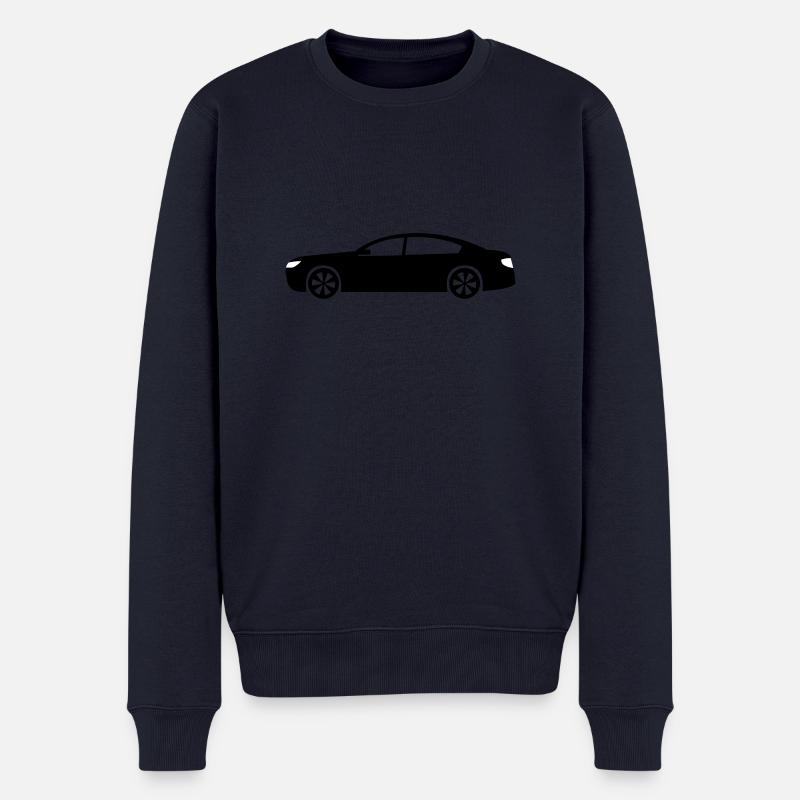 Auto - Männer Premium Bio Pullover - Navy