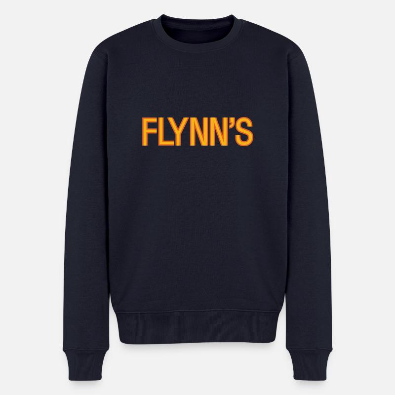 Flynn’s - Männer Premium Bio Pullover - Navy