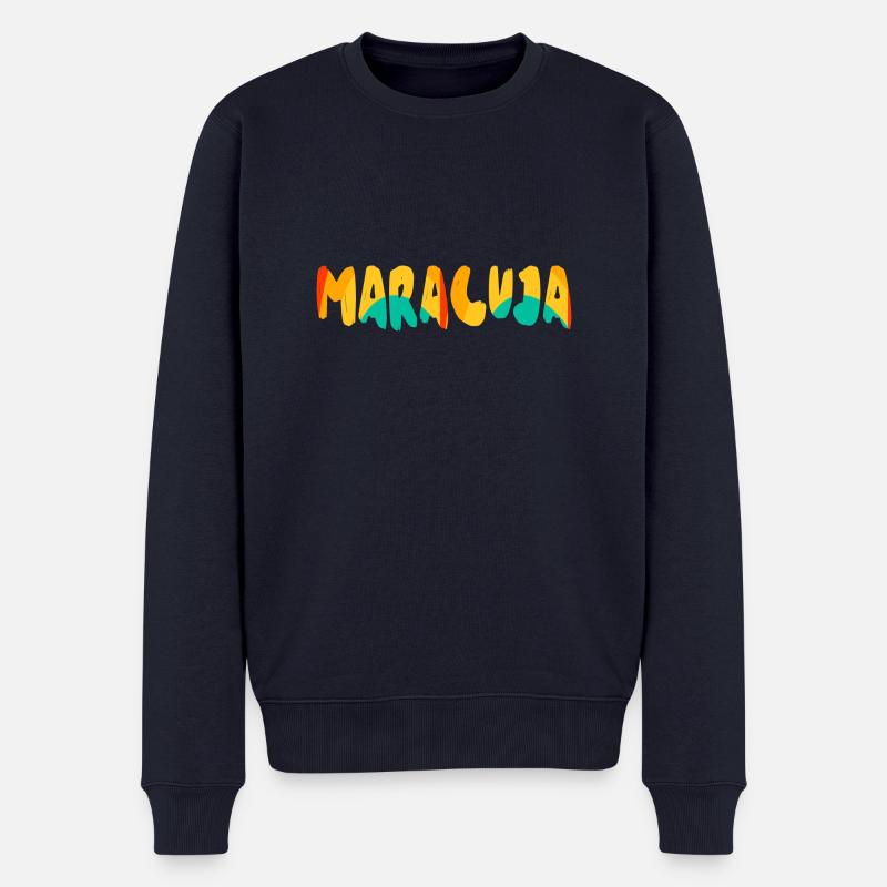 Maracuja - Männer Premium Bio Pullover - Navy