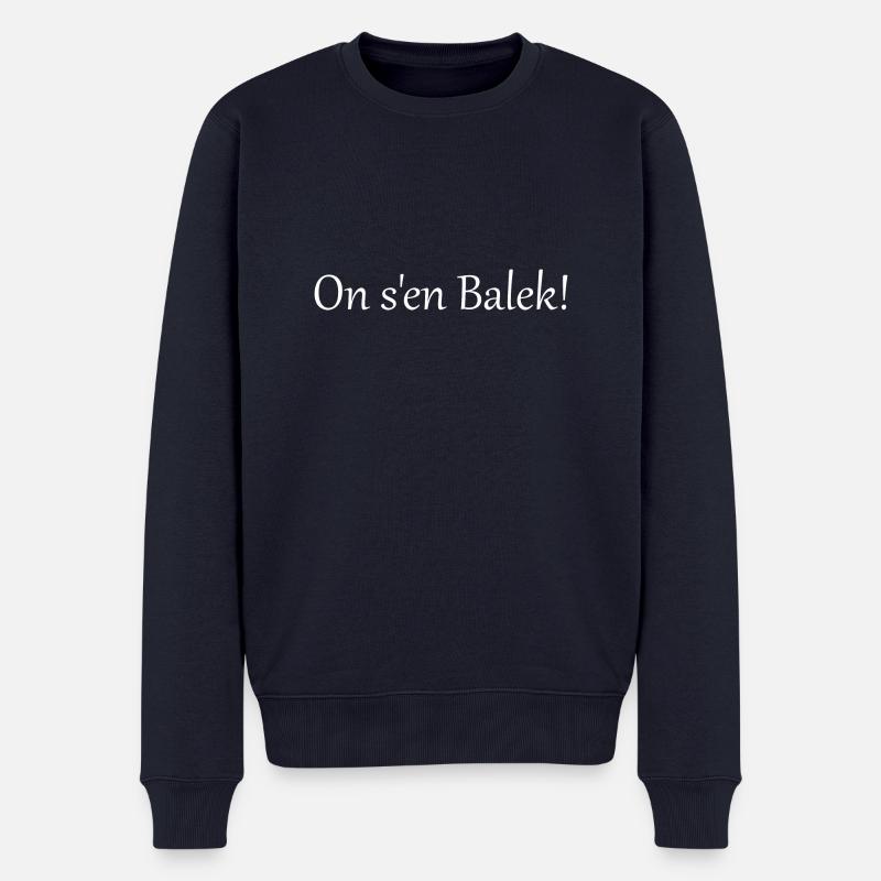 On s'en balek - Pull Premium bio Homme - bleu marine