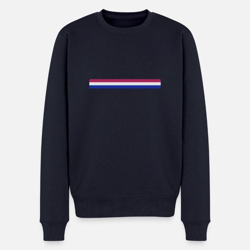 Pays-Bas - Pull Premium bio Homme - bleu marine