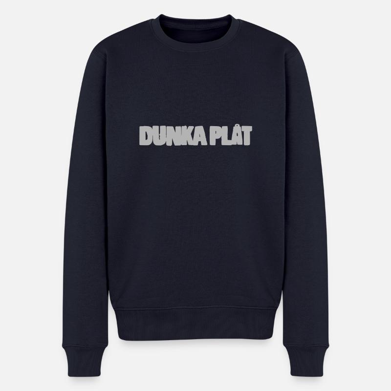 Dunka Blech - Männer Premium Bio Pullover - Navy