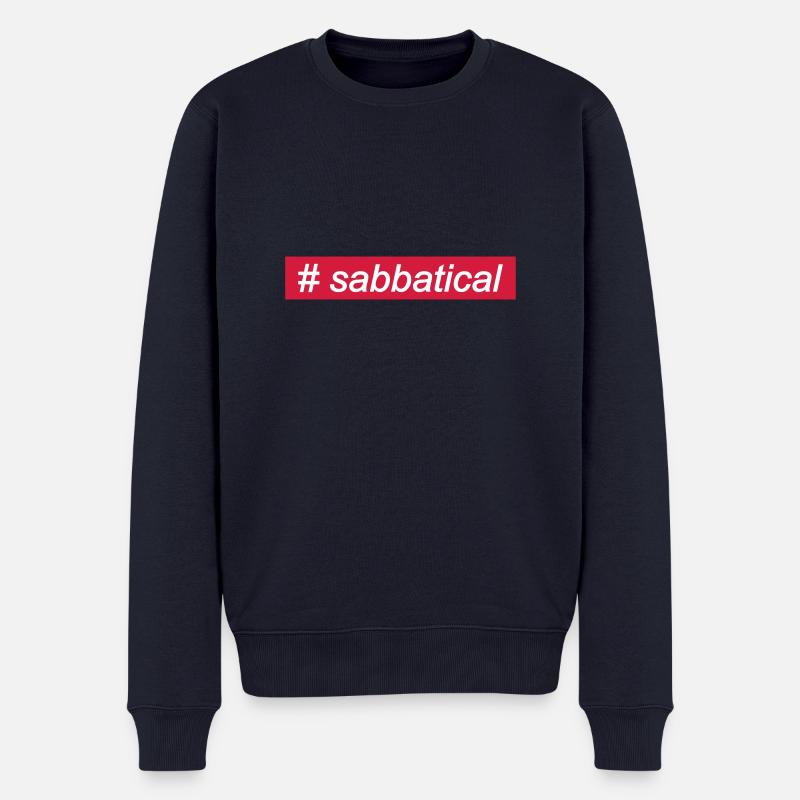 sabbatical - Männer Premium Bio Pullover - Navy