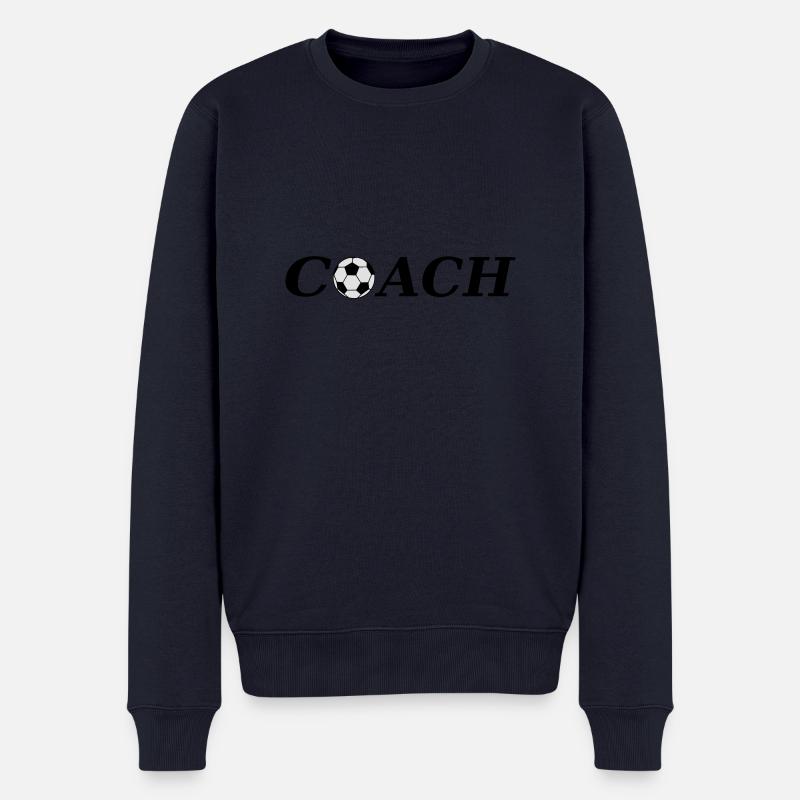 Coach - Männer Premium Bio Pullover - Navy