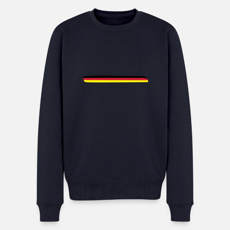 germany_3__f3 - Männer Premium Bio Pullover - Navy