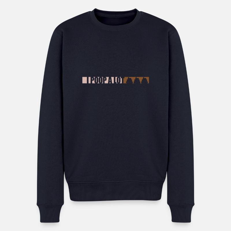 Je fais beaucoup caca - Pull Premium bio Homme - bleu marine