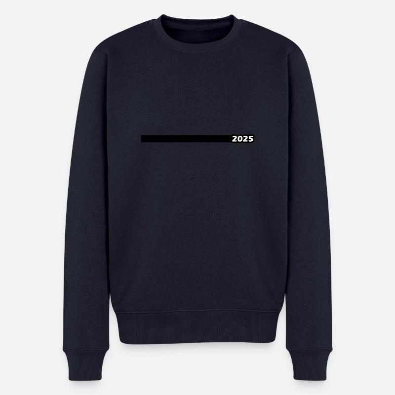 2025 Linie - Männer Premium Bio Pullover - Navy