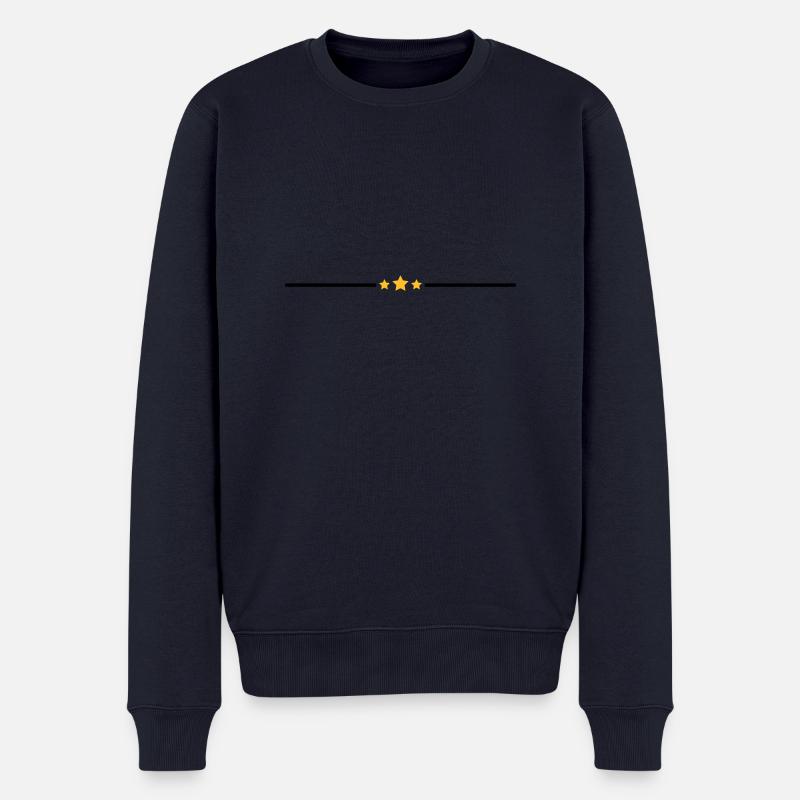 Ligne Star - Pull Premium bio Homme - bleu marine