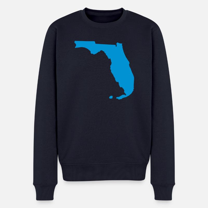 Florida - Männer Premium Bio Pullover - Navy