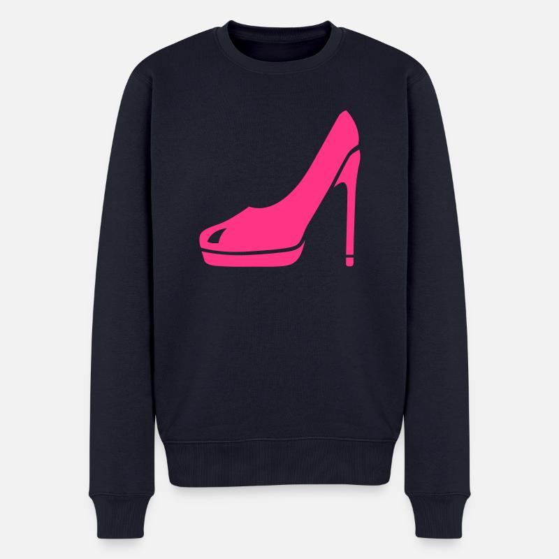 Schuh - Männer Premium Bio Pullover - Navy
