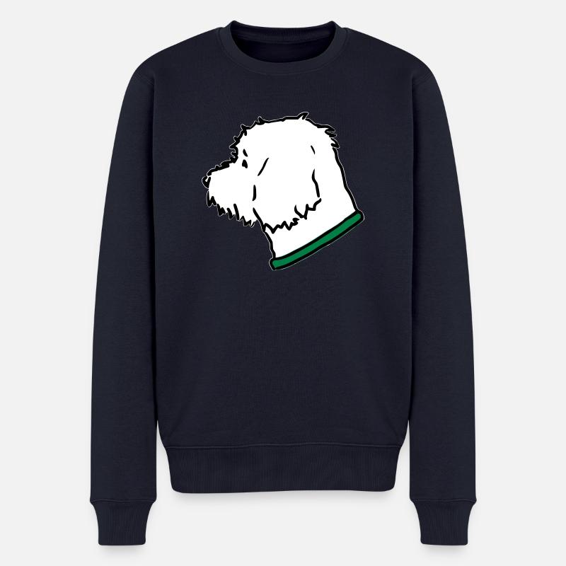 DD4 2 - Männer Premium Bio Pullover - Navy