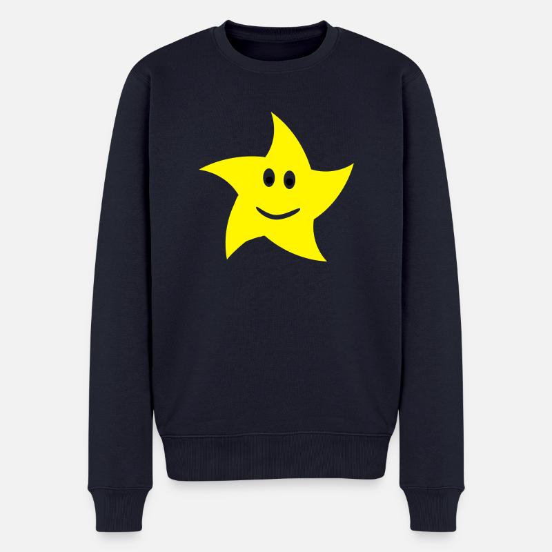 stern - Männer Premium Bio Pullover - Navy