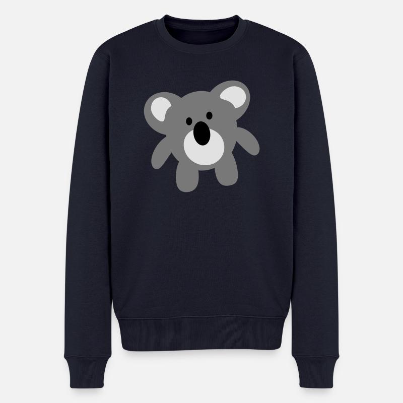koala - Männer Premium Bio Pullover - Navy