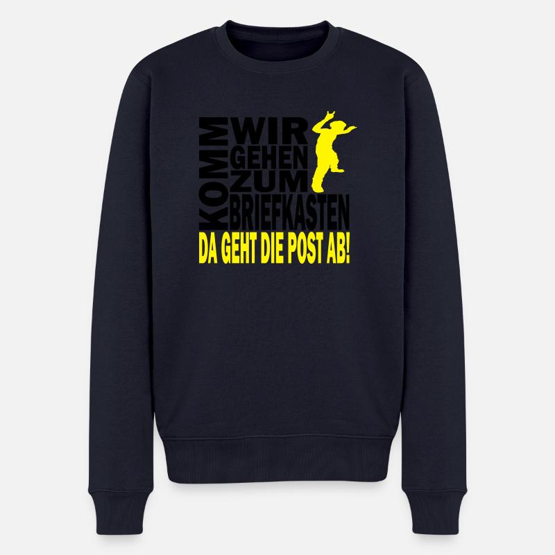 briefkasten - Männer Premium Bio Pullover - Navy