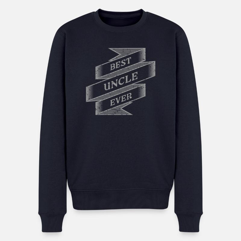 Best Uncle ever - Männer Premium Bio Pullover - Navy