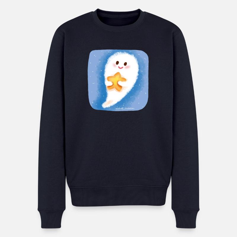 et étoile - Pull Premium bio Homme - bleu marine