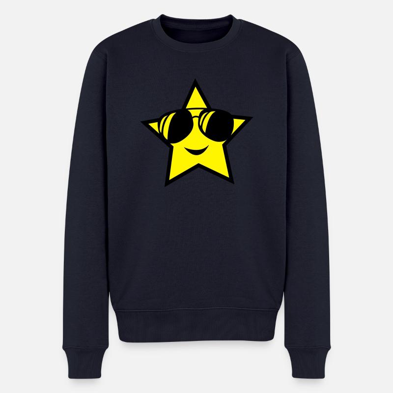 stern - Männer Premium Bio Pullover - Navy