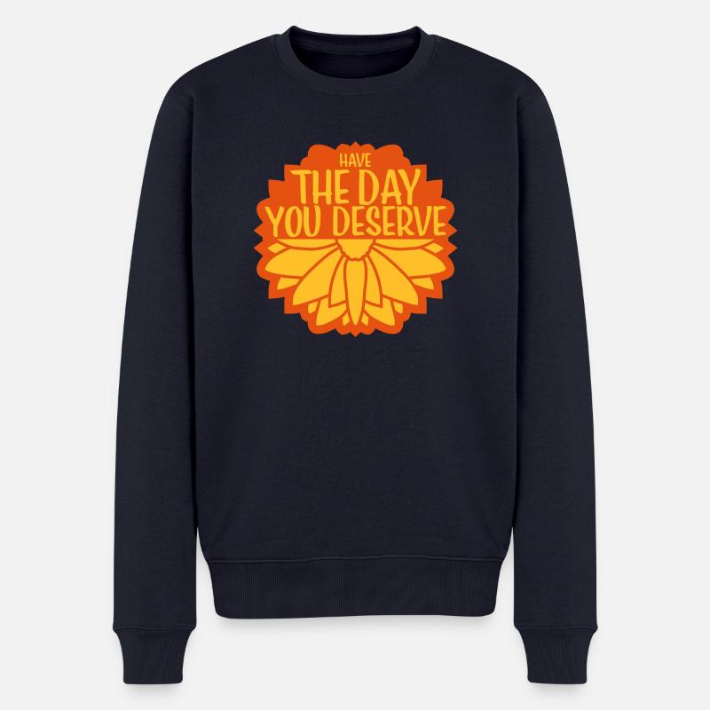 le jour que vous méritez - Pull Premium bio Homme - bleu marine