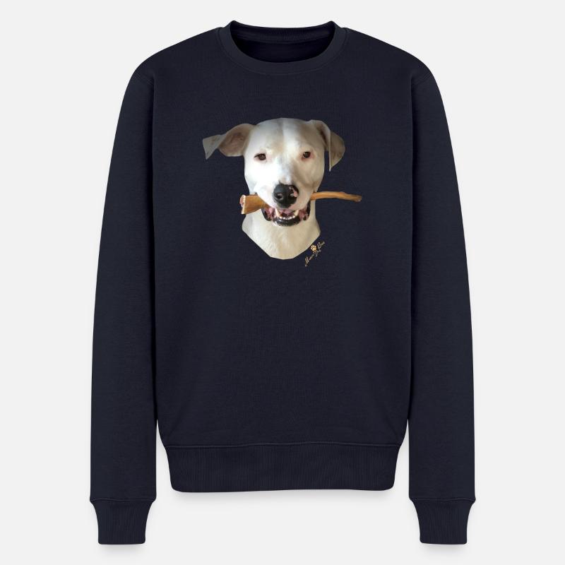 Odi-Dogoargentino - Männer Premium Bio Pullover - Navy