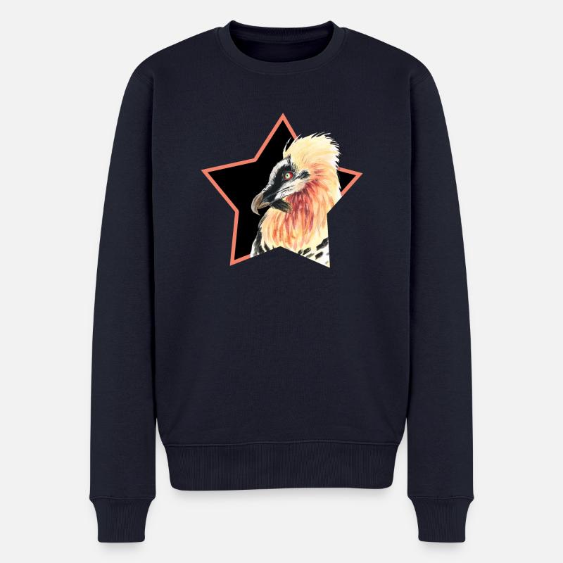 Bartgeier - Männer Premium Bio Pullover - Navy